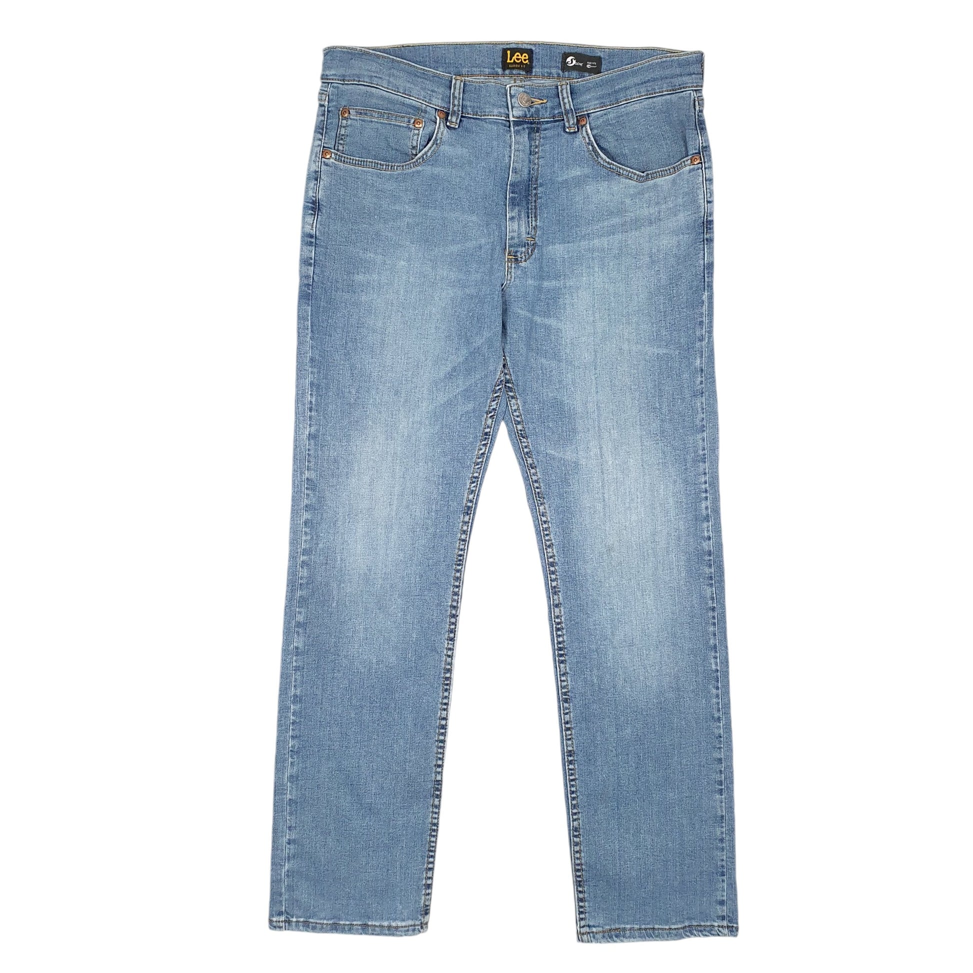 Mens Blue Lee Classic Stretch Casual JeansW32 L30