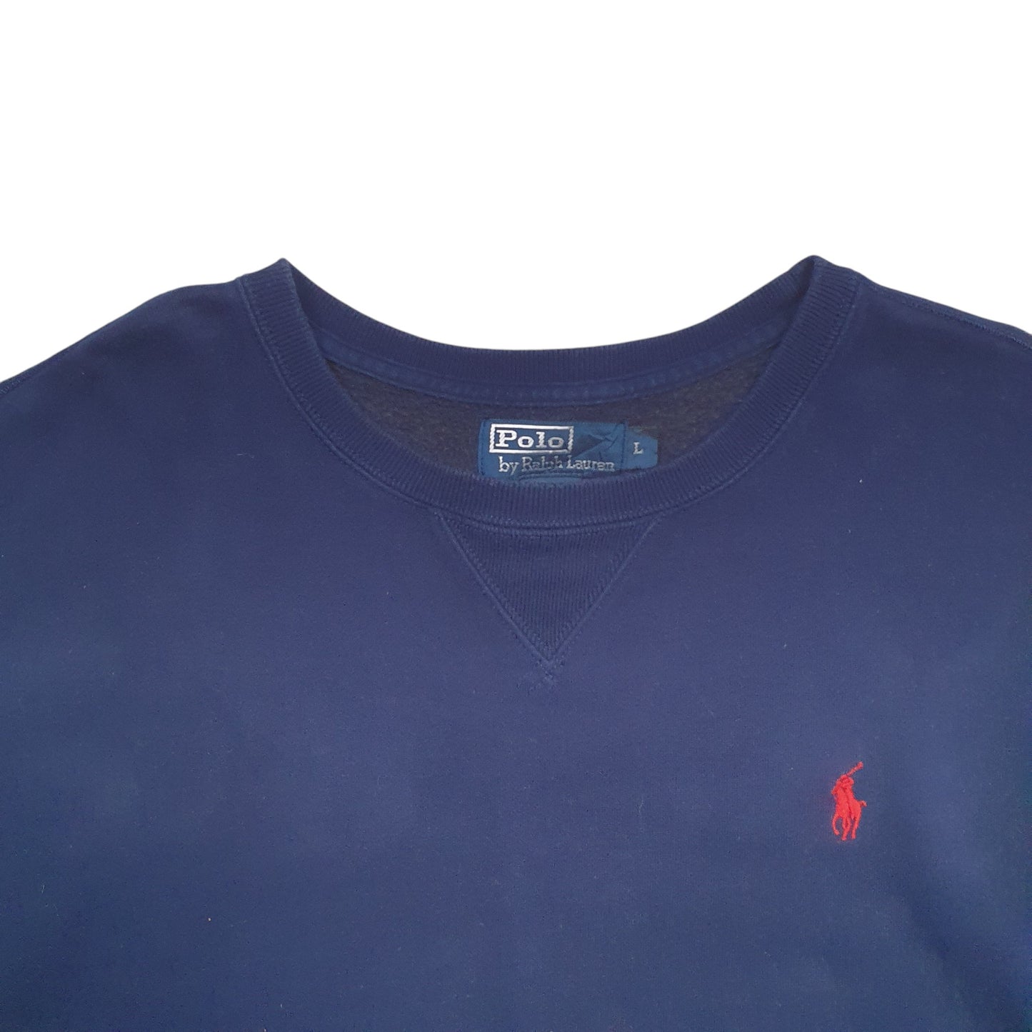 Mens Navy Polo Ralph Lauren  Crewneck Jumper