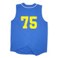 Mens Blue Augusta Sportswear Sleeveless Baseball Jersey Automated Fire Short Sleeve T Shirt