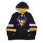 Mens Black CCM Vintage NHL Pittsburgh Penguins Hoodie Jumper