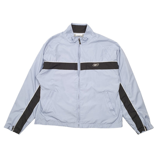 Womens Blue Reebok Running Walking  Coat