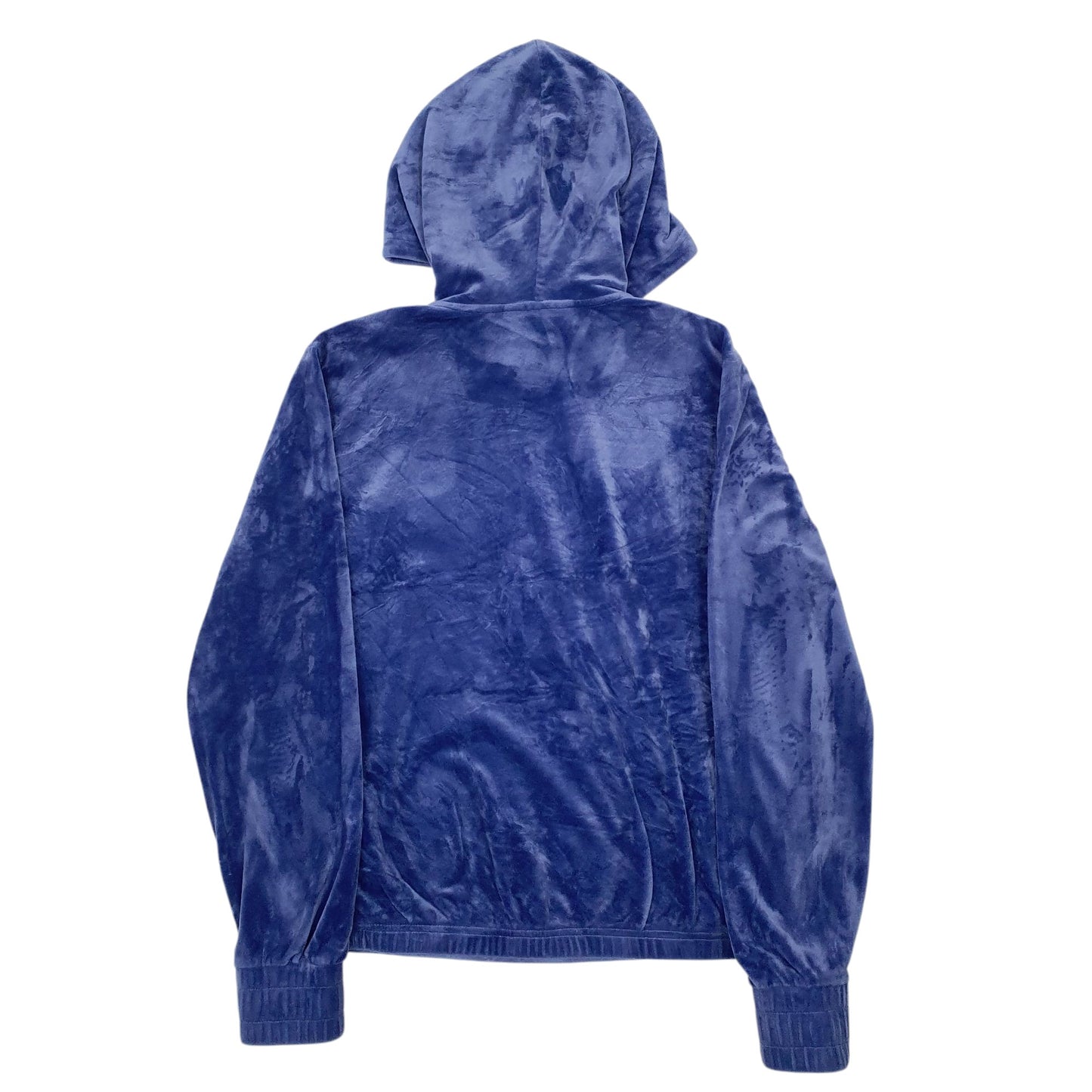 Womens Blue Fila Spellout Quarter Zip Jumper