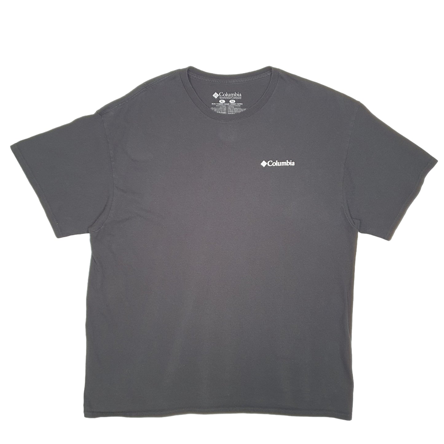 Mens Black Columbia Sportswear  Short Sleeve T Shirt