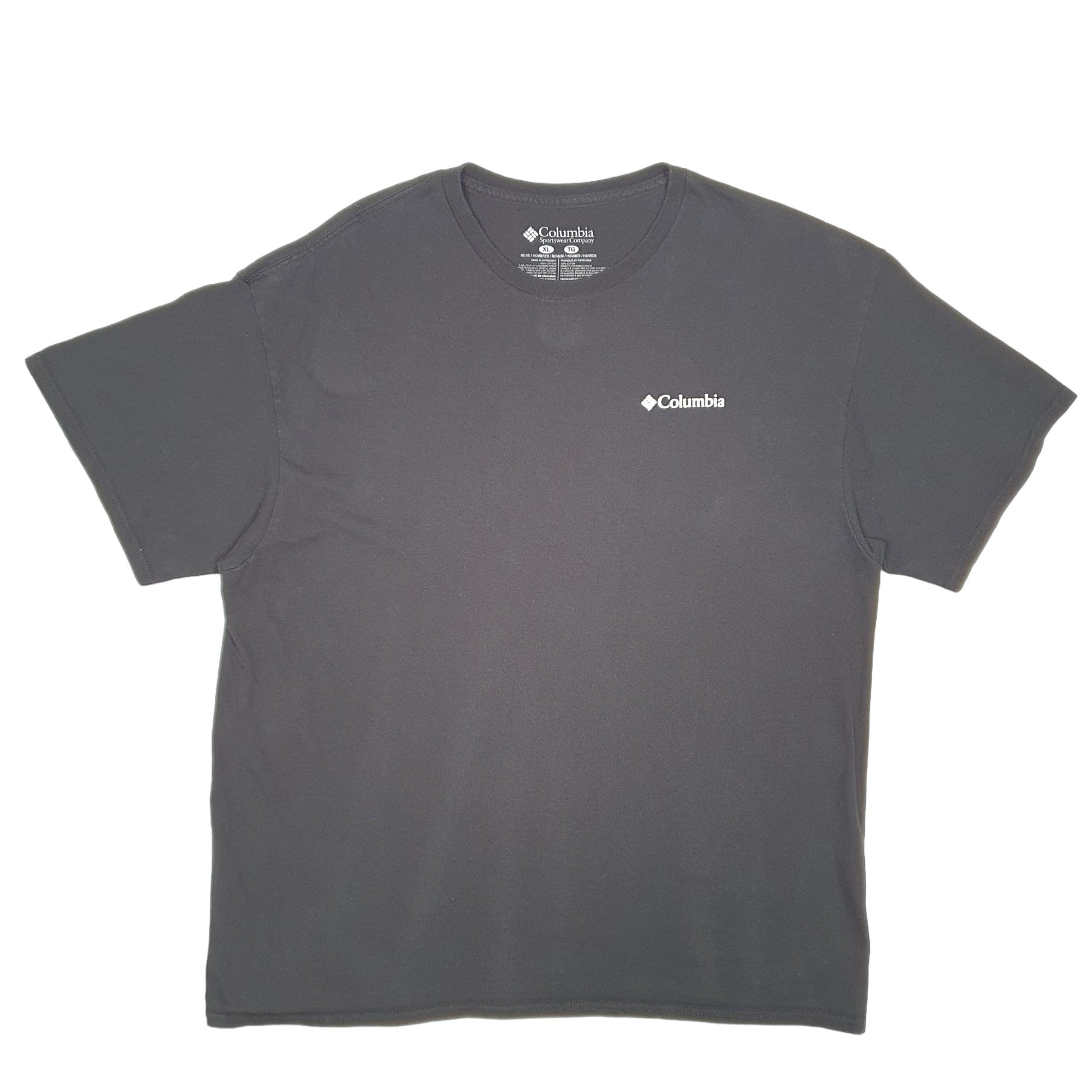 Mens Black Columbia Sportswear  Short Sleeve T Shirt