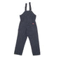 Mens Black Dickies Fits L Denim Overalls Bib Quilted Insulated Winter Dungaree Trousers