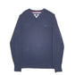 Mens Navy Tommy Hilfiger Knit Crewneck Jumper