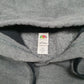 Mens Grey Fruit Of The Loom Grand Valley State Lakers Spellout Hoodie Jumper