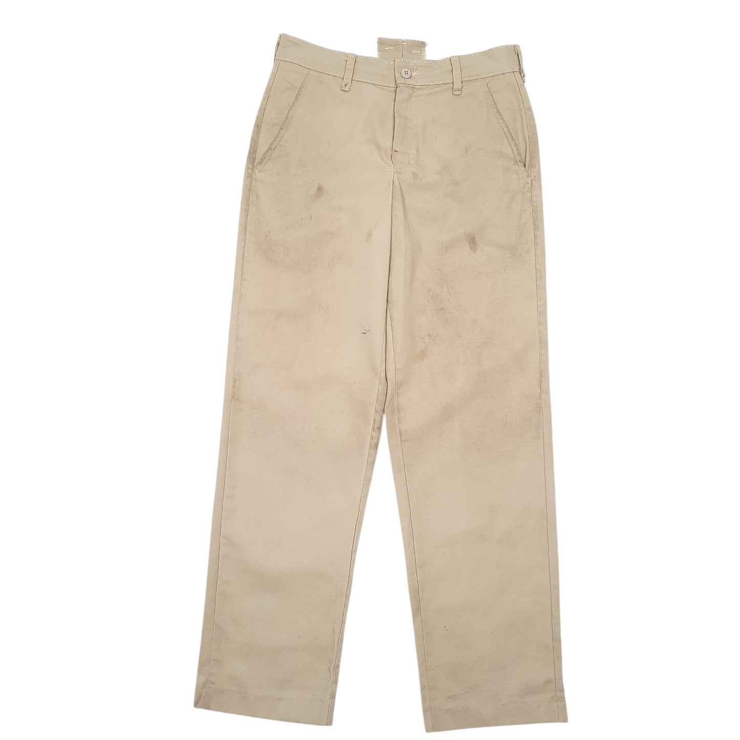 Mens Beige Red Kap Workwear Pant Chino Trousers
