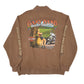 Mens Beige Harley Davidson  Full Zip Jumper