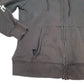 Womens Black The North Face Hoodie Spellout Full Zip Jumper