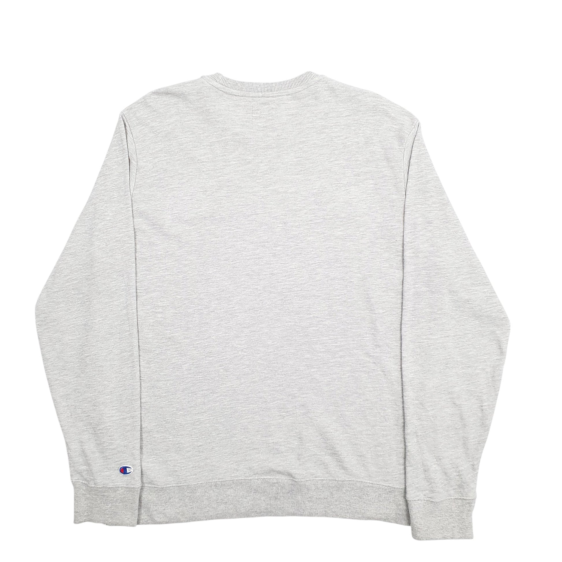 Mens Grey Champion  Crewneck Jumper