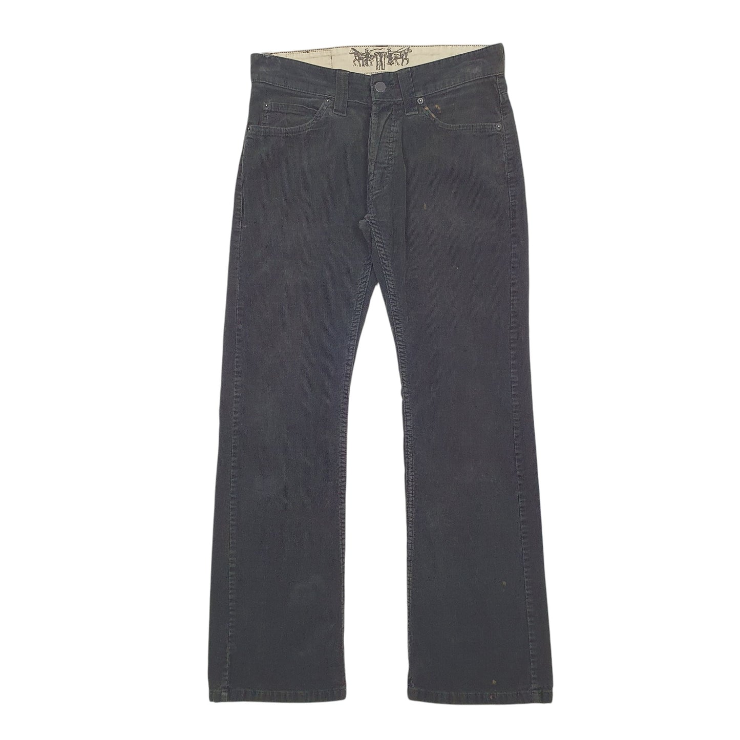 Womens Black Levis 512 Corduroy Trousers