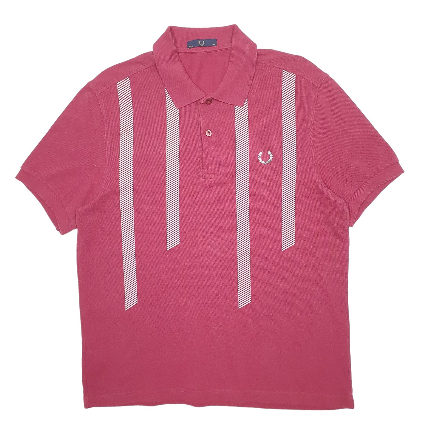 Mens Burgundy Fred Perry  Short Sleeve Polo Shirt