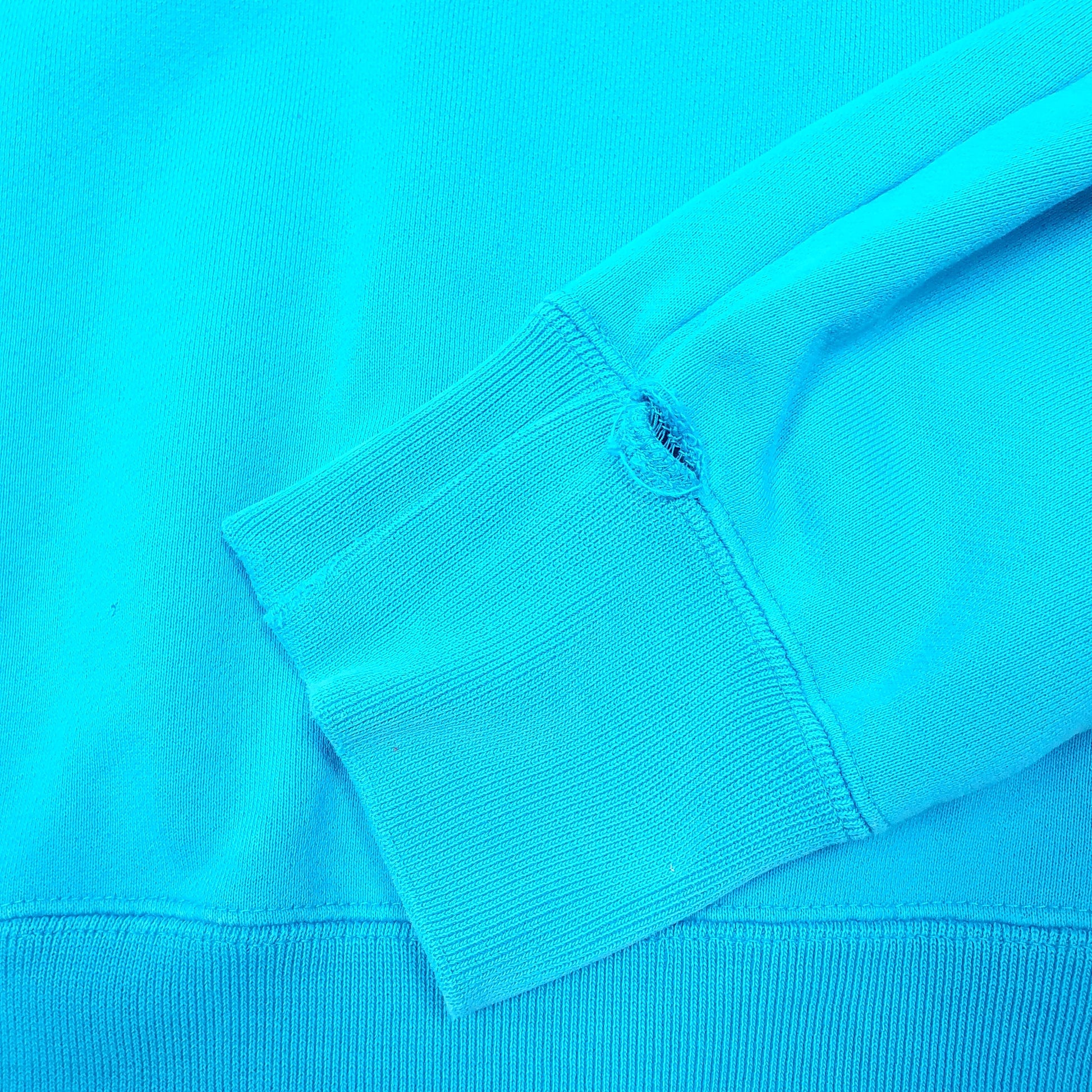 Mens Turquoise Nike Half Zip Hoodie Jumper