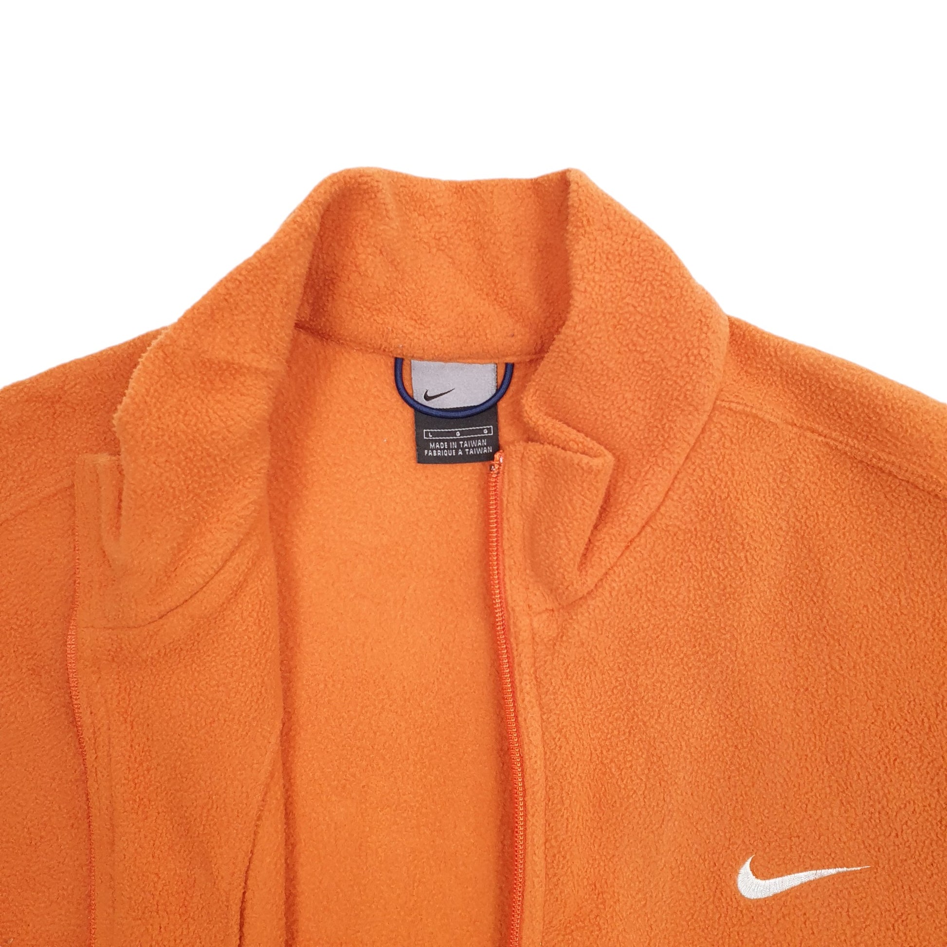 Mens Orange Nike  Gilet Jumper