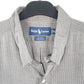 Mens Grey Ralph Lauren HBT Herringbone Twill Long Sleeve Shirt