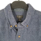 Mens Navy J Crew Chamois Overshirt Shacket Long Sleeve Shirt