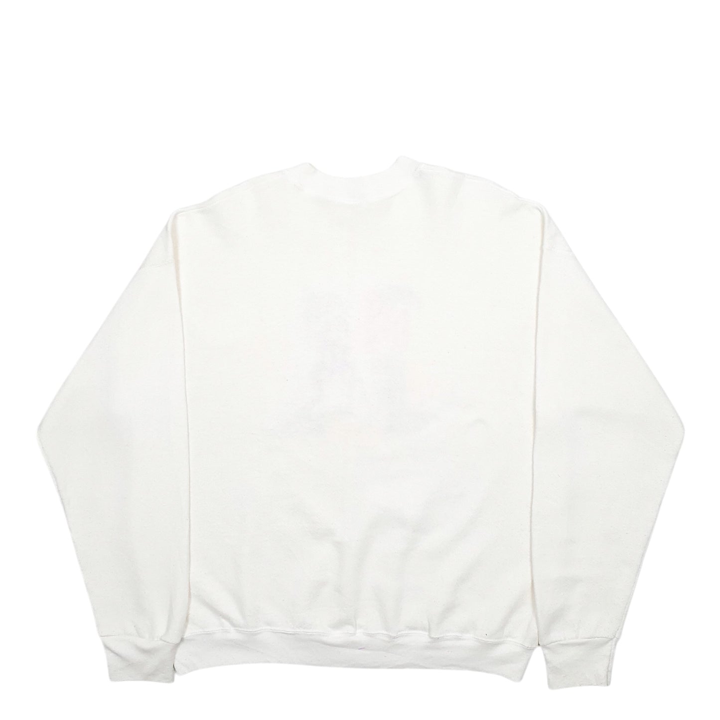 Mens Cream Fruit Of The Loom Noel Christmas Crewneck Jumper