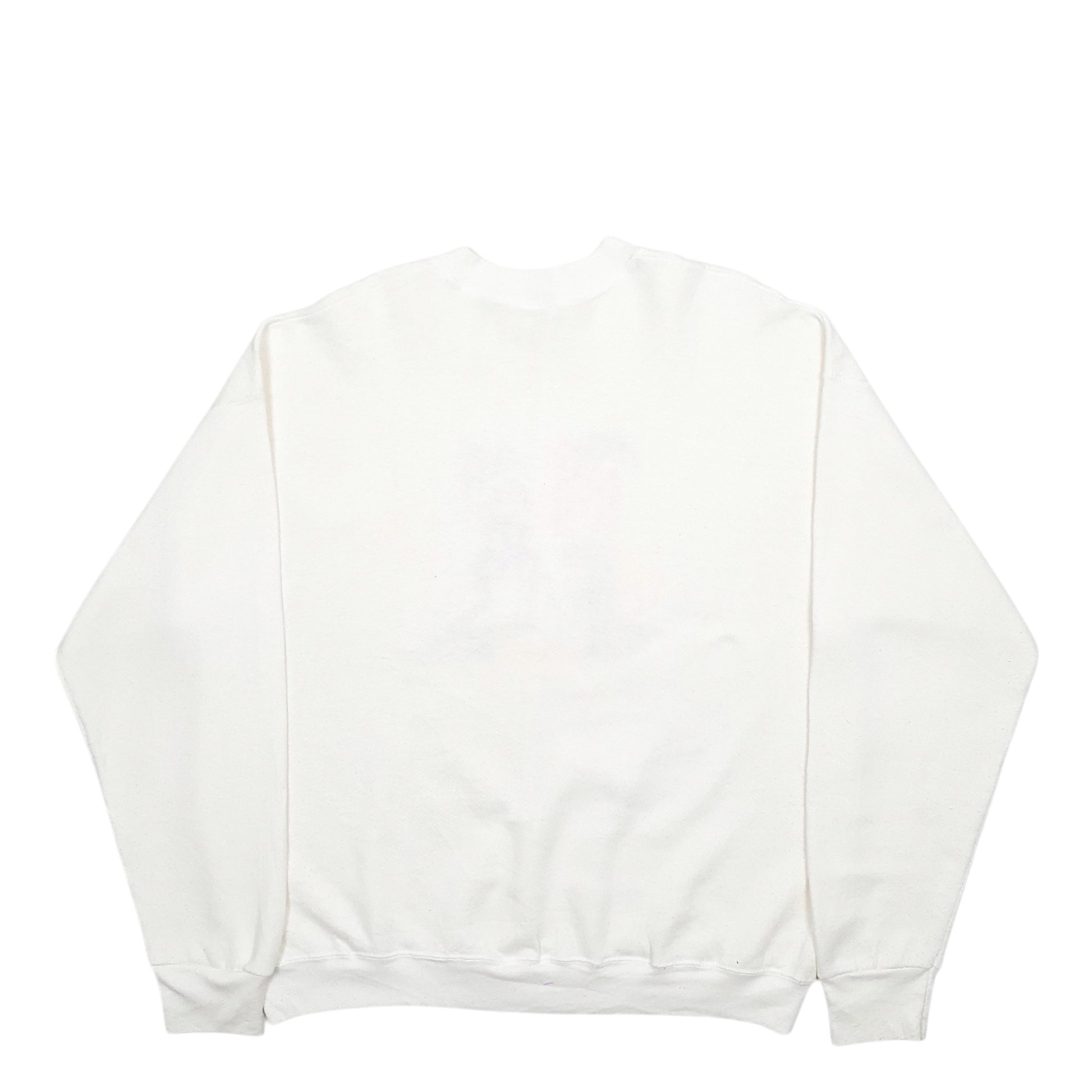 Mens Cream Fruit Of The Loom Noel Christmas Crewneck Jumper