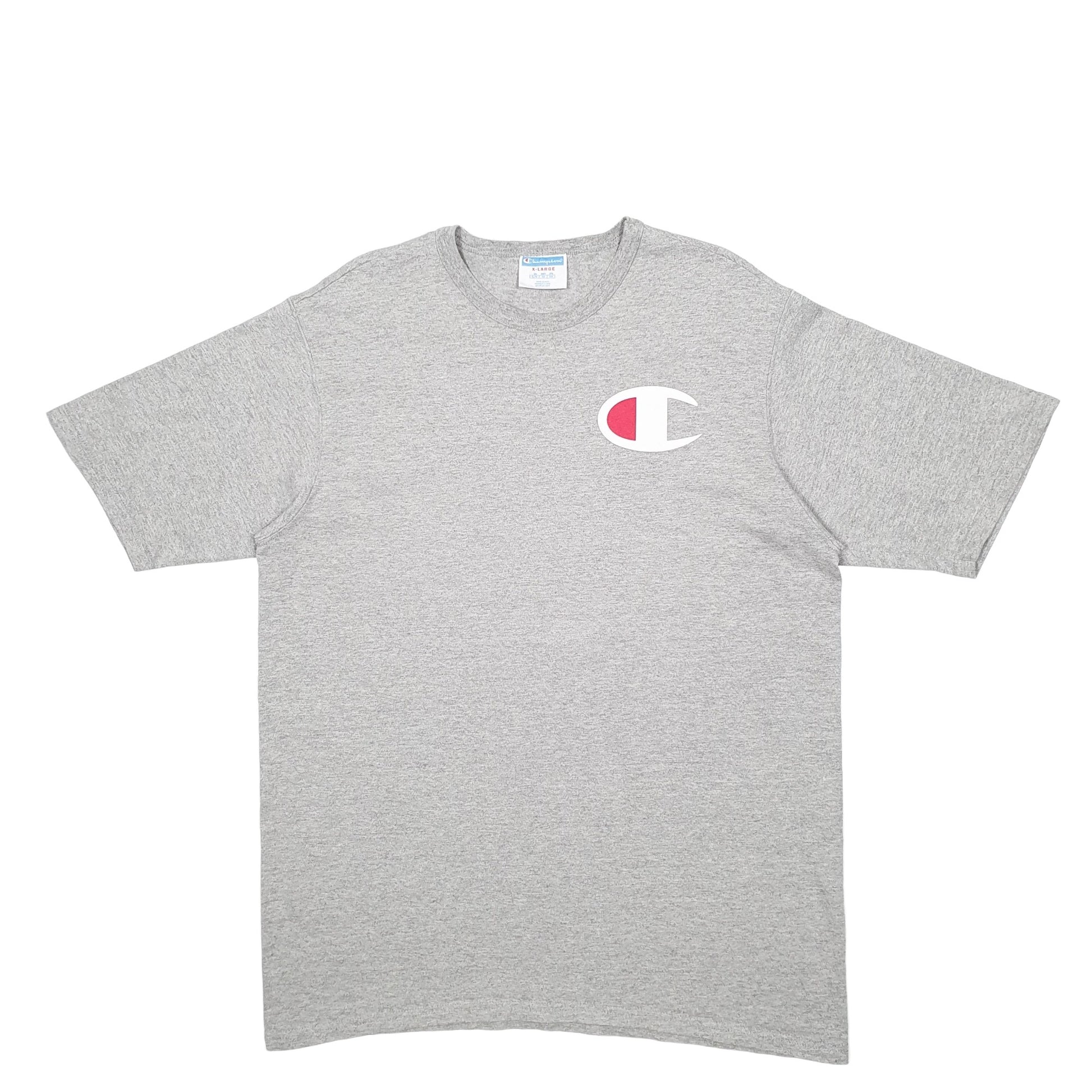 Mens Grey Champion  Short Sleeve T Shirt