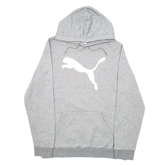 Mens Grey Puma  Hoodie Jumper