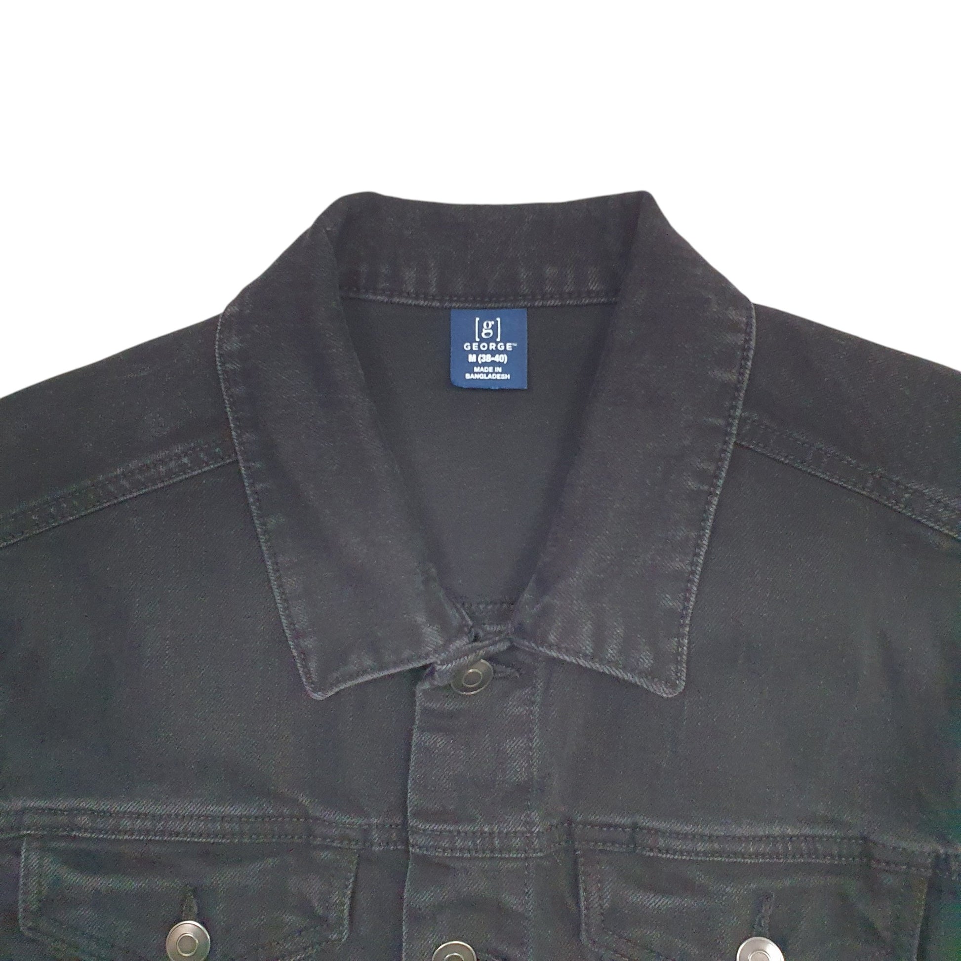 Mens Black George  Cardigan Coat