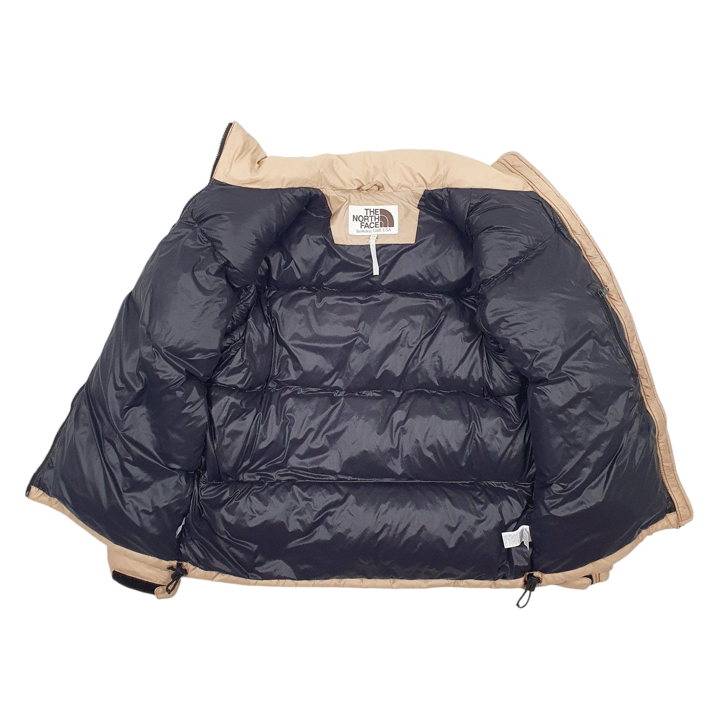 Mens Beige The North Face Nuptse 700  Coat