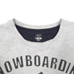 Mens Grey TBOE Snowboarding Club Crewneck Jumper