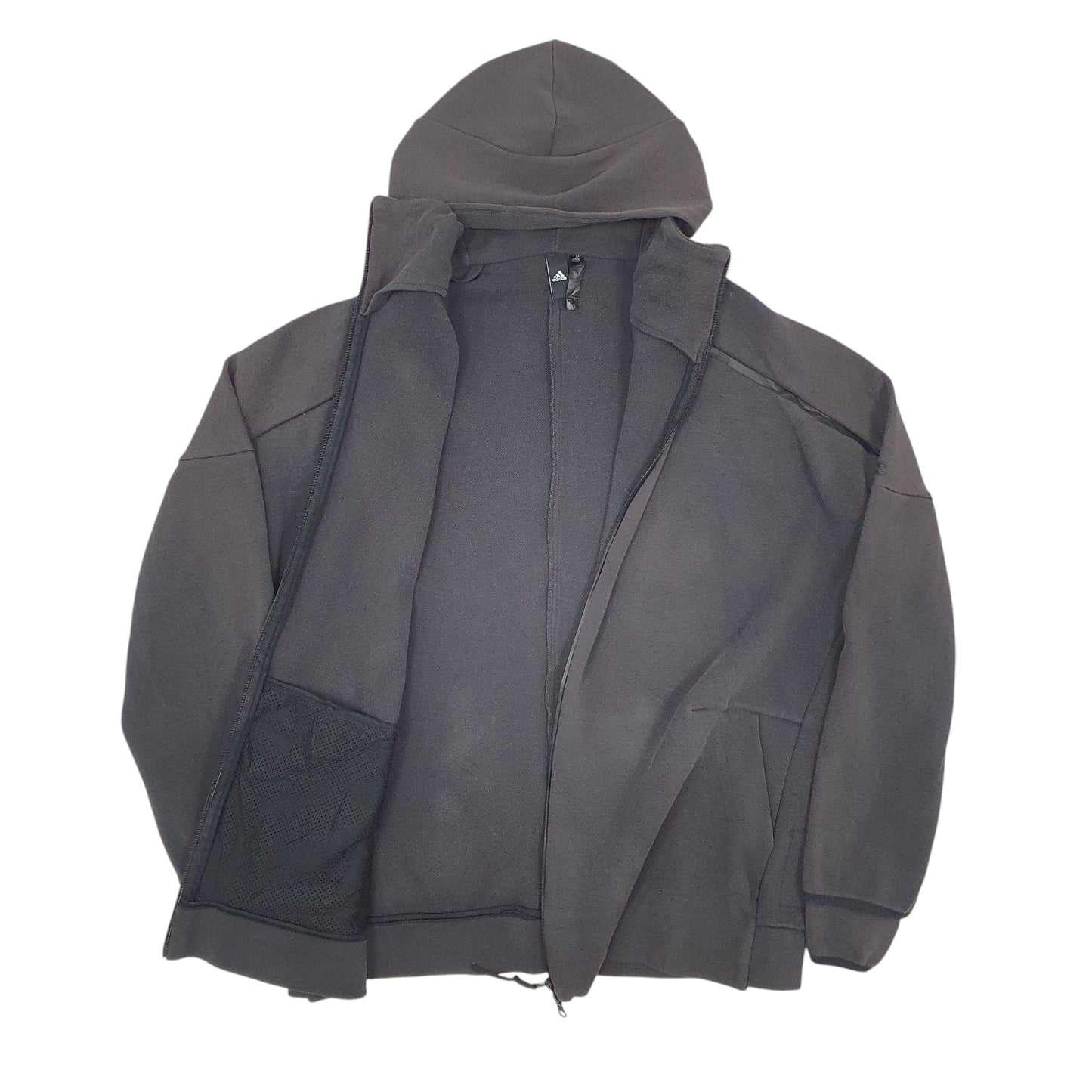 Mens Grey Adidas  Full Zip Jumper