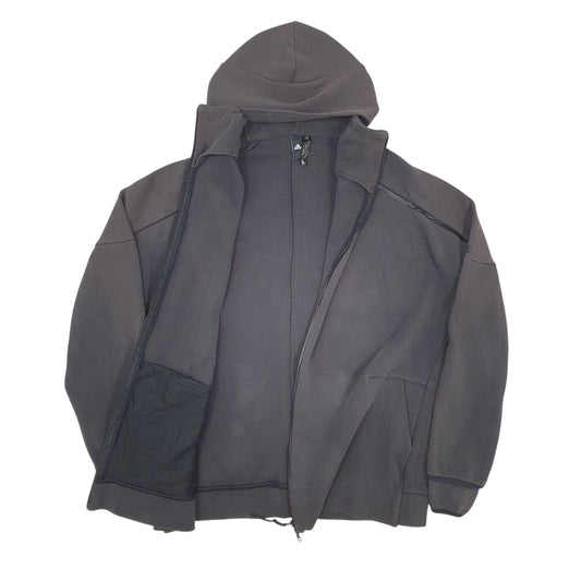 Mens Grey Adidas  Full Zip Jumper