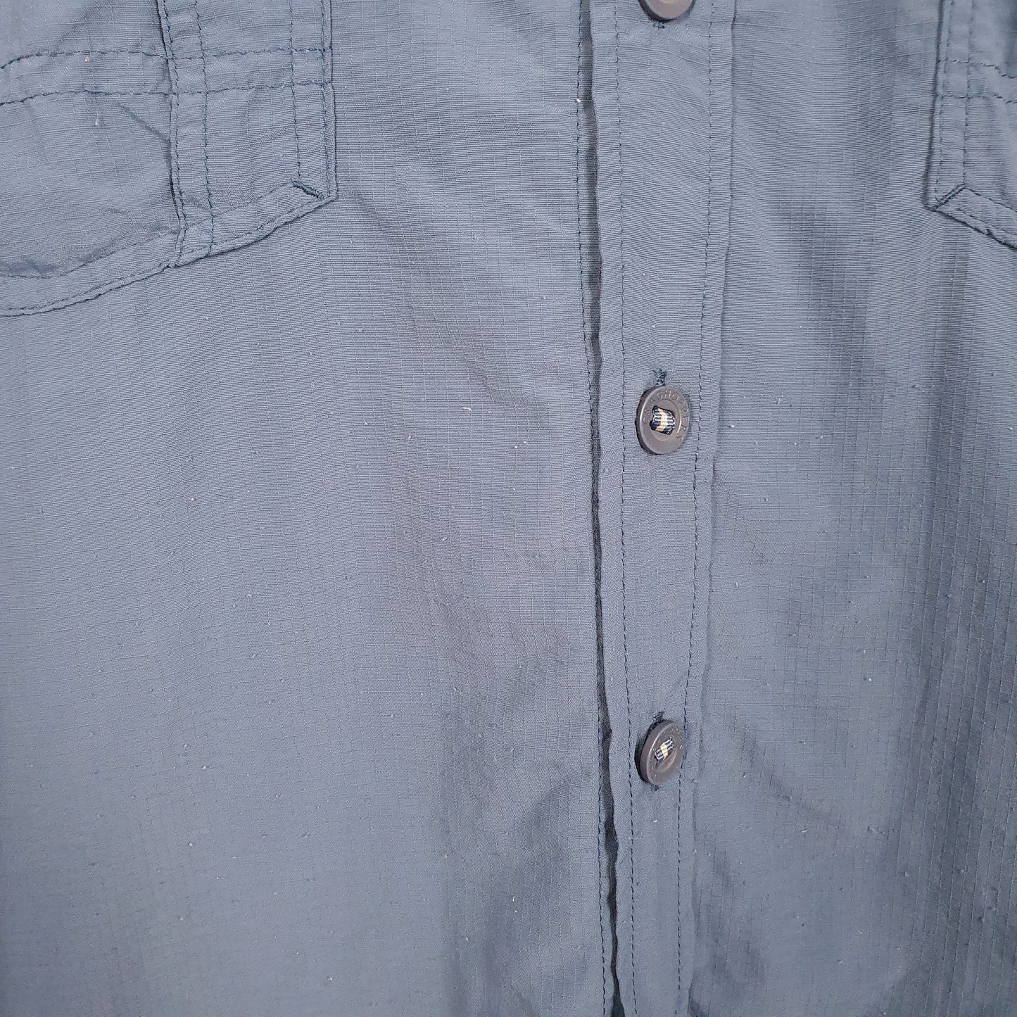 Mens Blue Craghoppers Outdoors Walking Hiking Long Sleeve Shirt