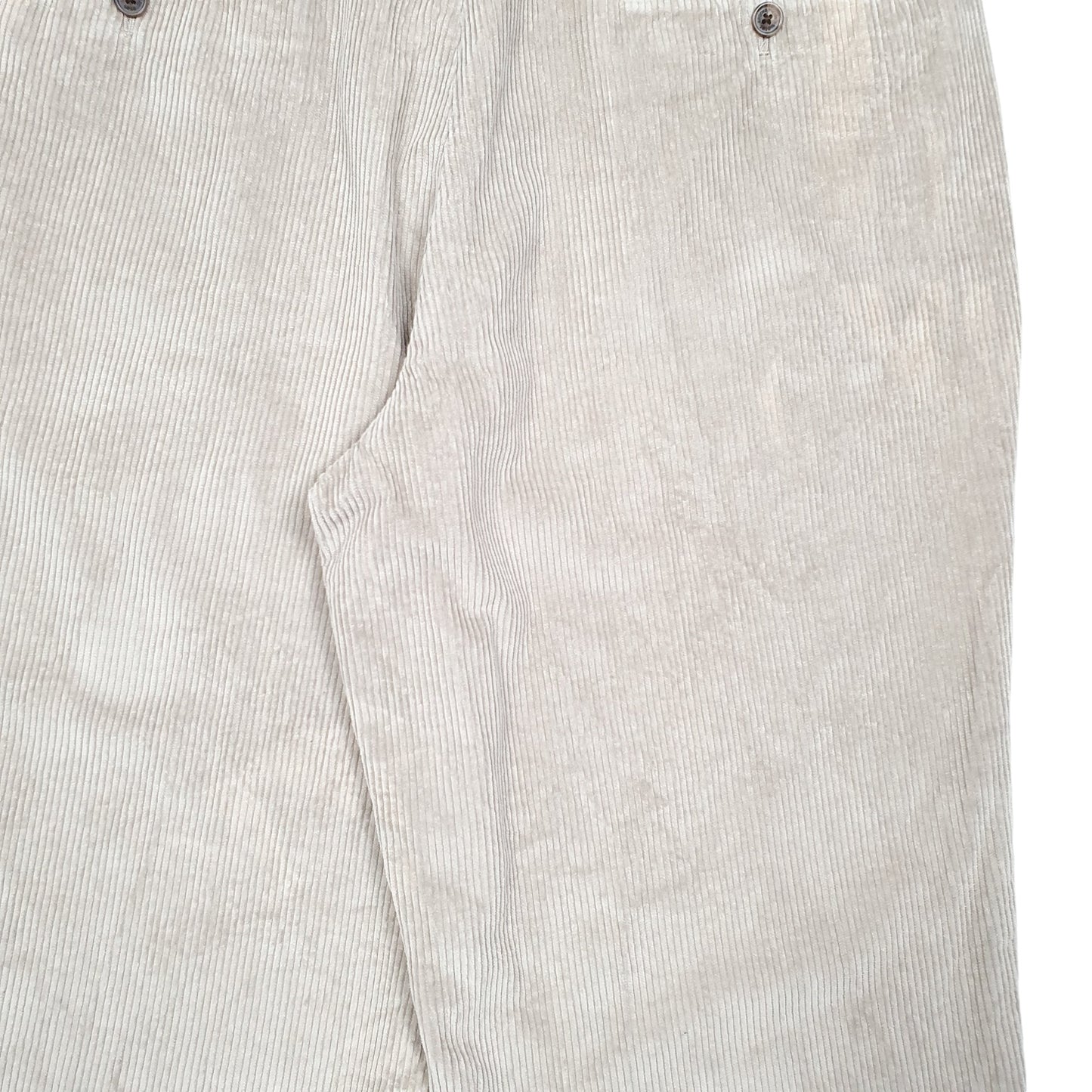 Mens Beige Brooks Brothers Cords Corduroy Trousers