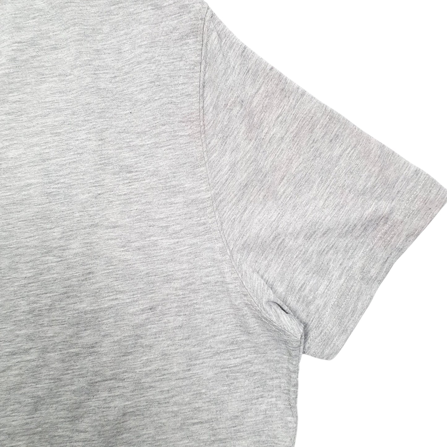 Mens Grey Tommy Hilfiger Spellout Denim Short Sleeve T Shirt