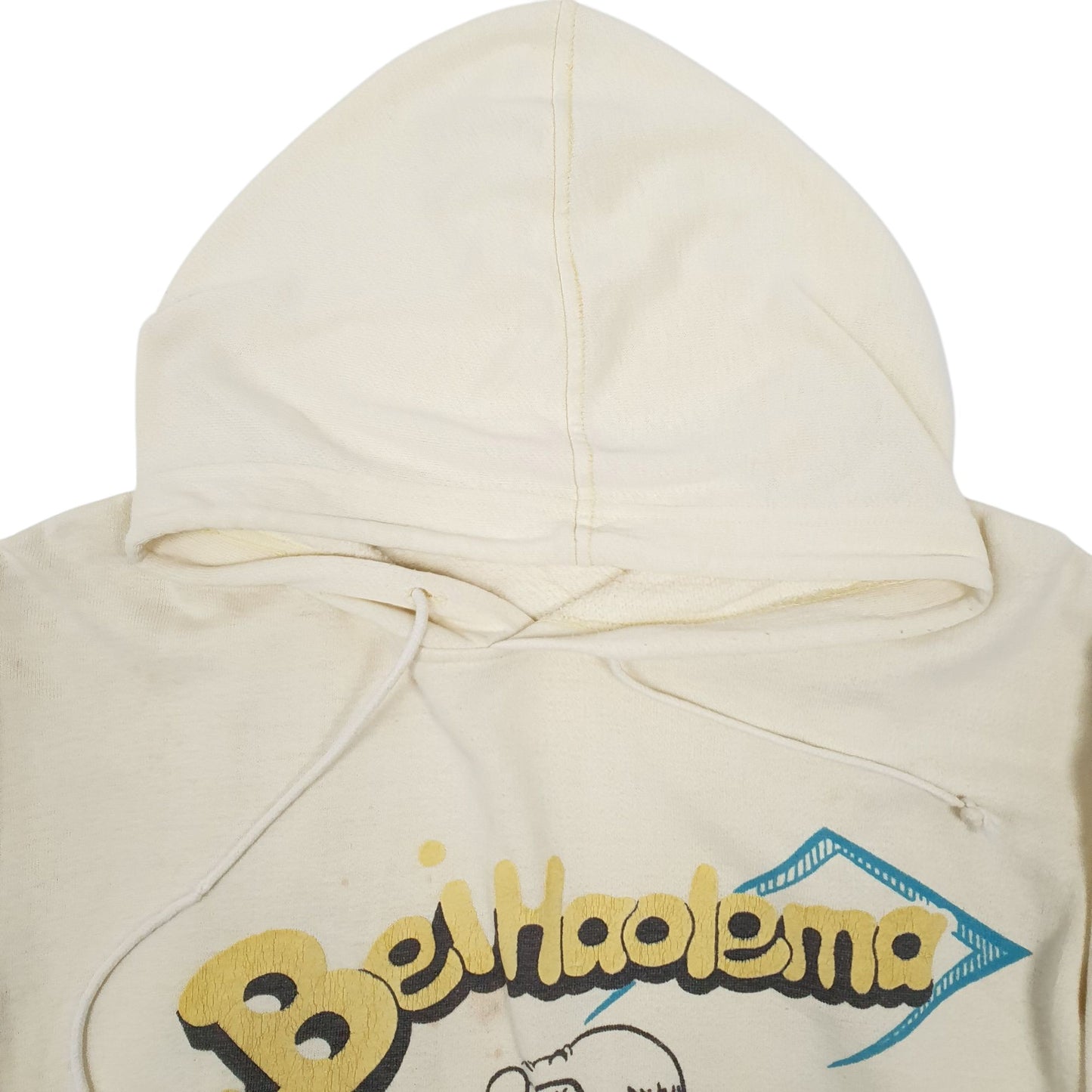 Mens Cream Unbranded Vintage Full Zip Jumper