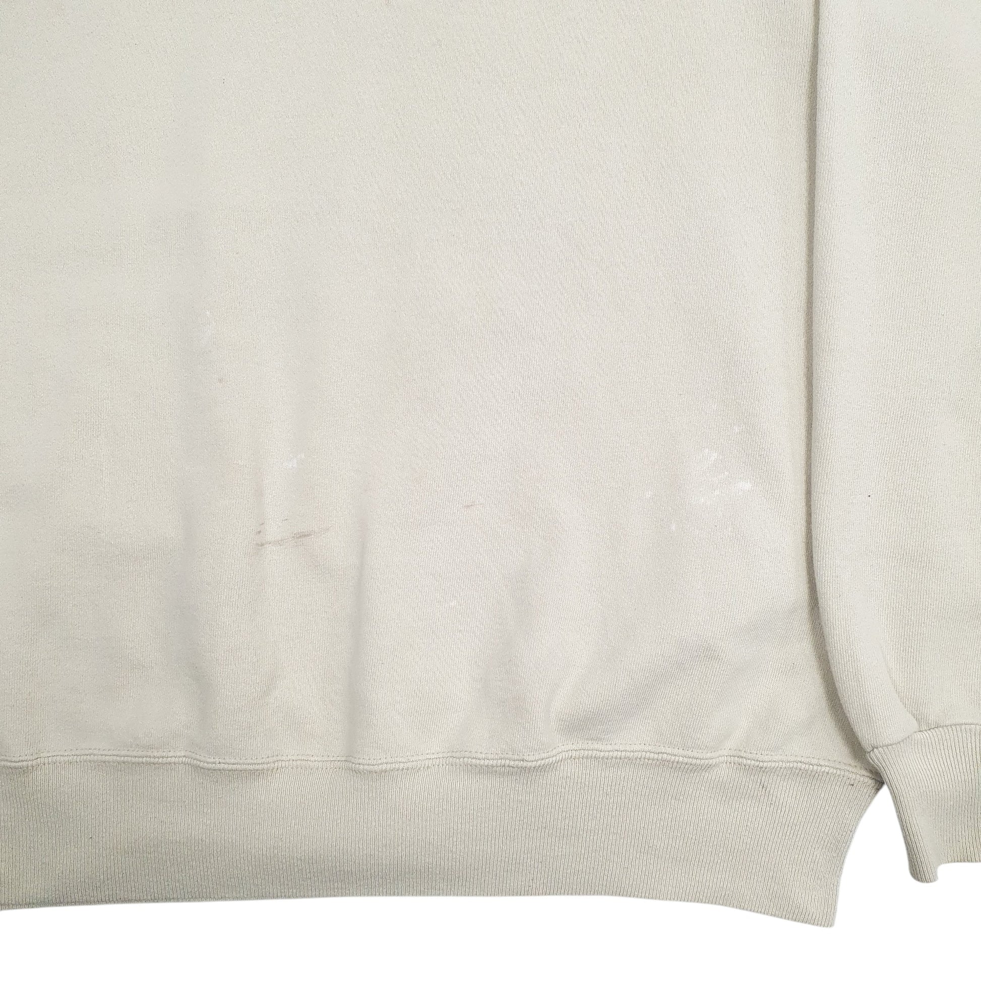 Mens Cream Champion  Crewneck Jumper