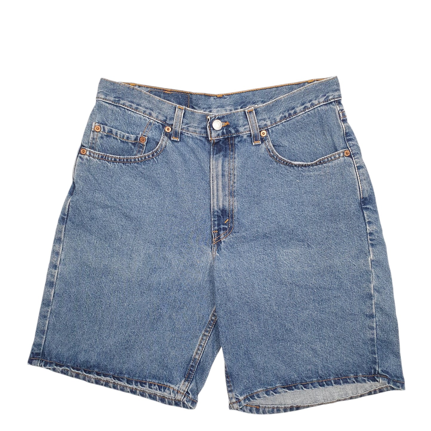 Mens Blue Levis Denim Jeans Jorts 550 Denim Shorts