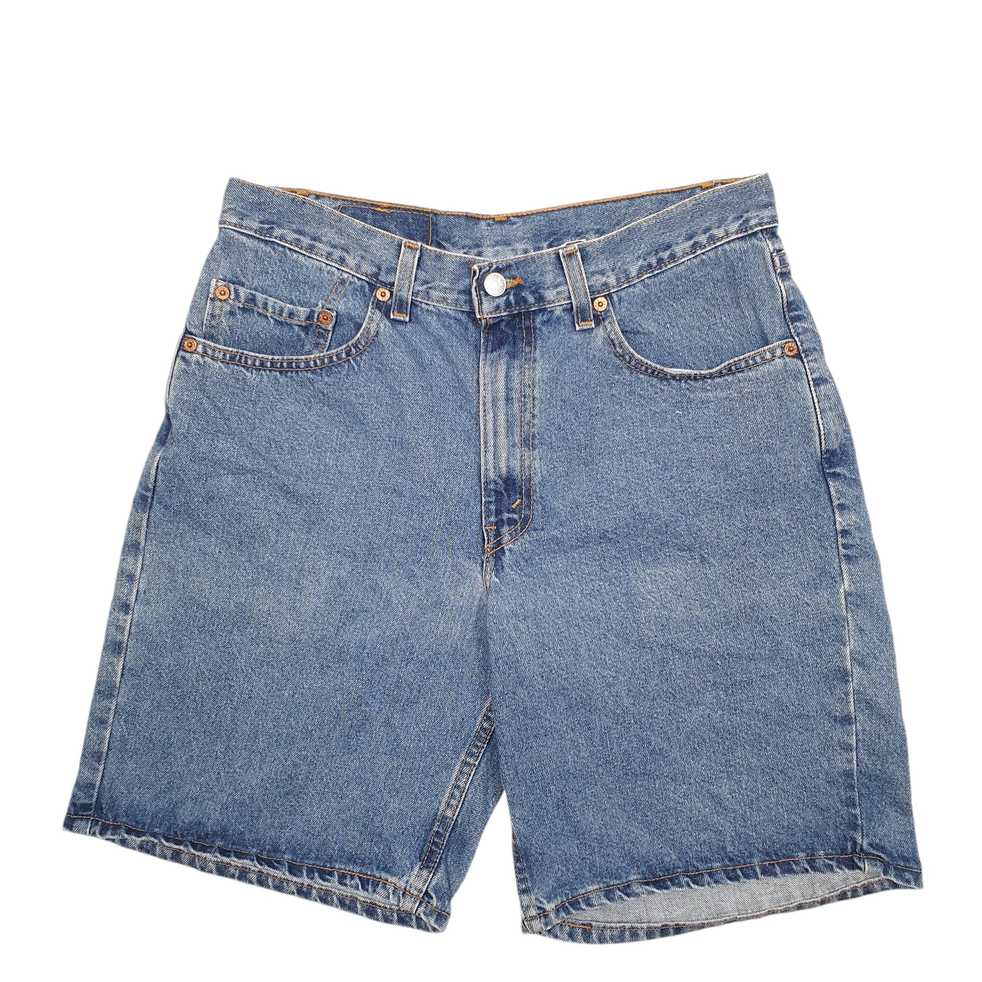 Mens Blue Levis Denim Jeans Jorts 550 Denim Shorts