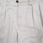 Mens Beige Polo Ralph Lauren Vintage 1990s Double Pleated Chino Trousers