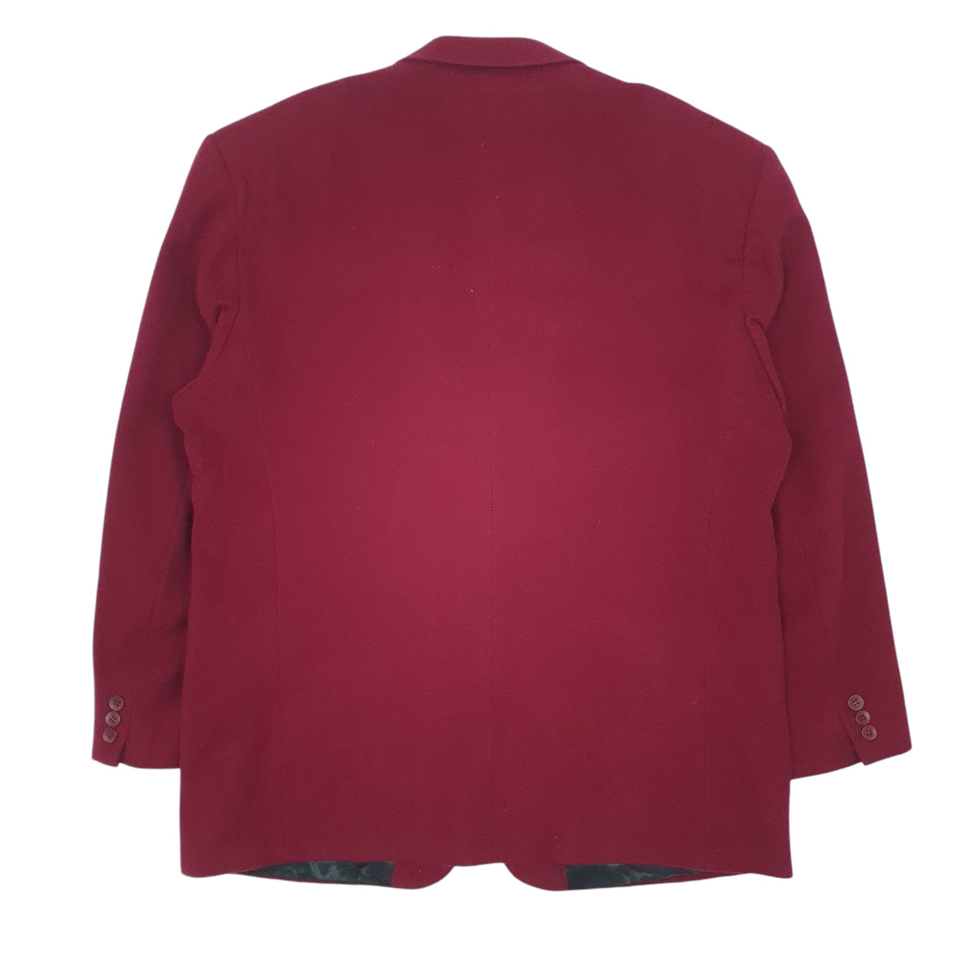 Mens Burgundy Boulevard Club Vintage  Coat