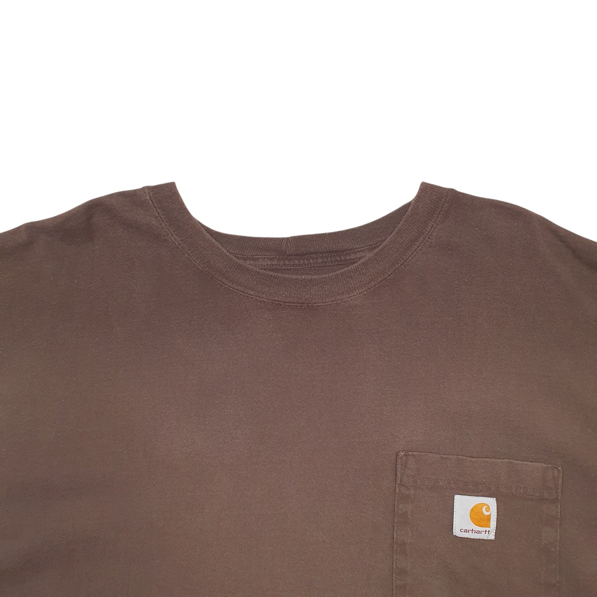 Mens Brown Carhartt  Short Sleeve T Shirt