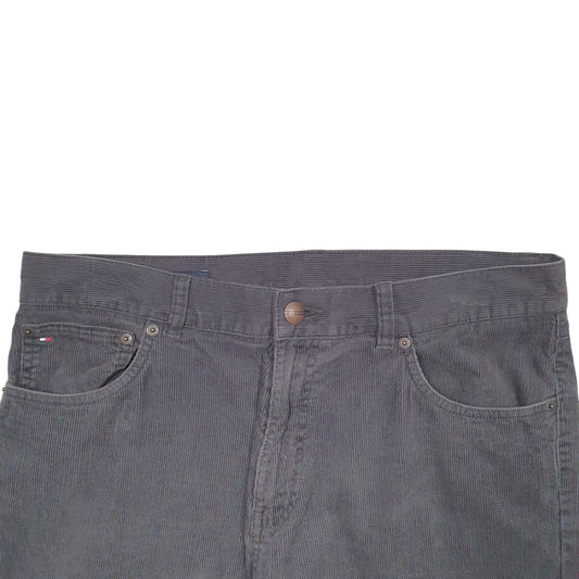 Mens Grey Tommy Hilfiger  Corduroy Trousers