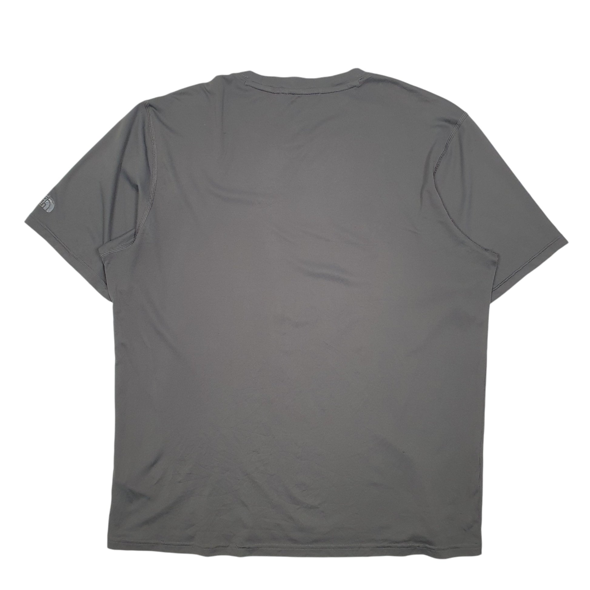 Mens Grey The North Face Whistler Half Marathon 2013 Active Running Short Sleeve T Shirt