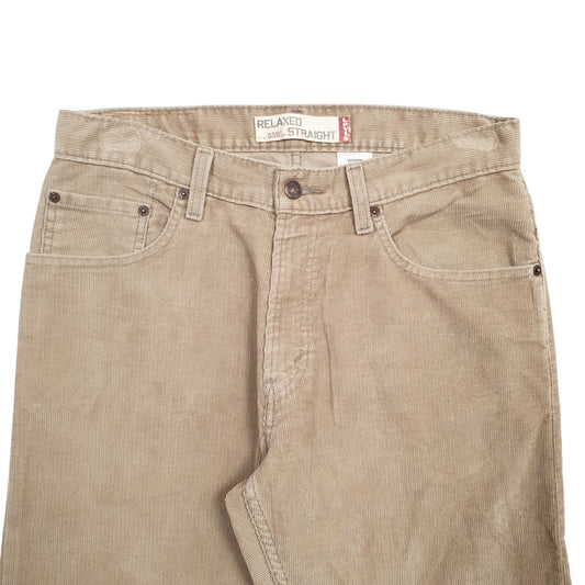 Mens Beige Levis  Corduroy Trousers