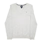 Womens White Tommy Hilfiger Knit V Neck Jumper