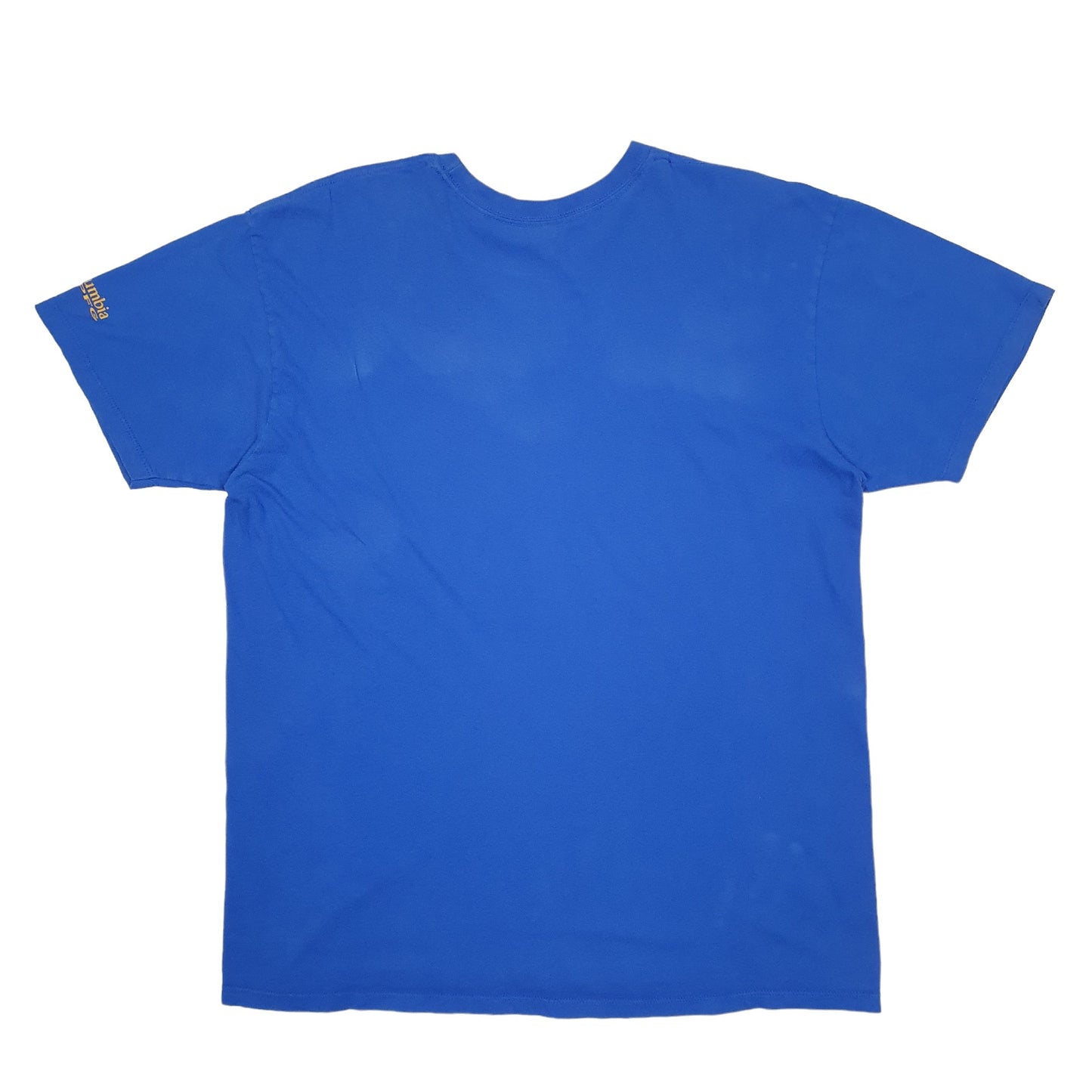 Mens Blue Columbia Sportswear PFG Fishing Short Sleeve T Shirt