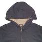Mens Black Dickies Workwear Full Zip Jumper