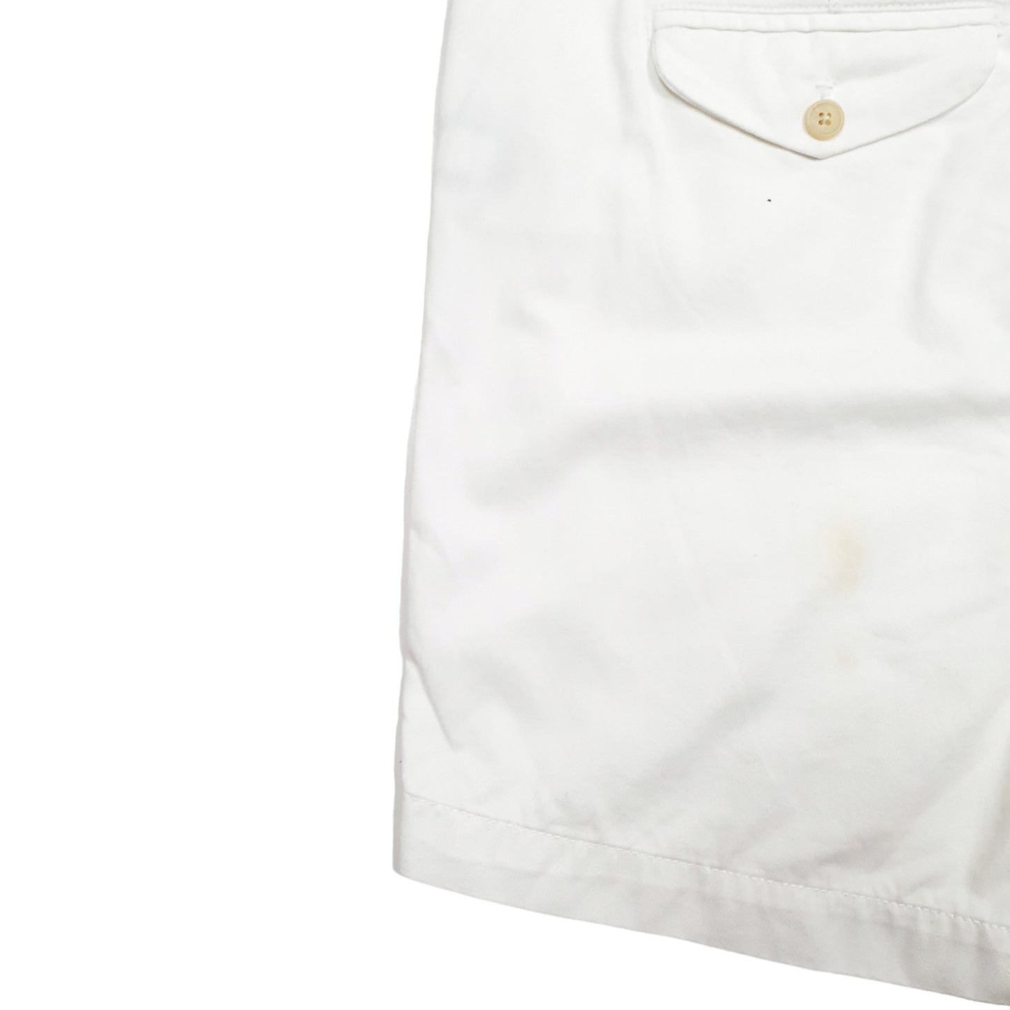 Womens White Ralph Lauren  Chino Shorts