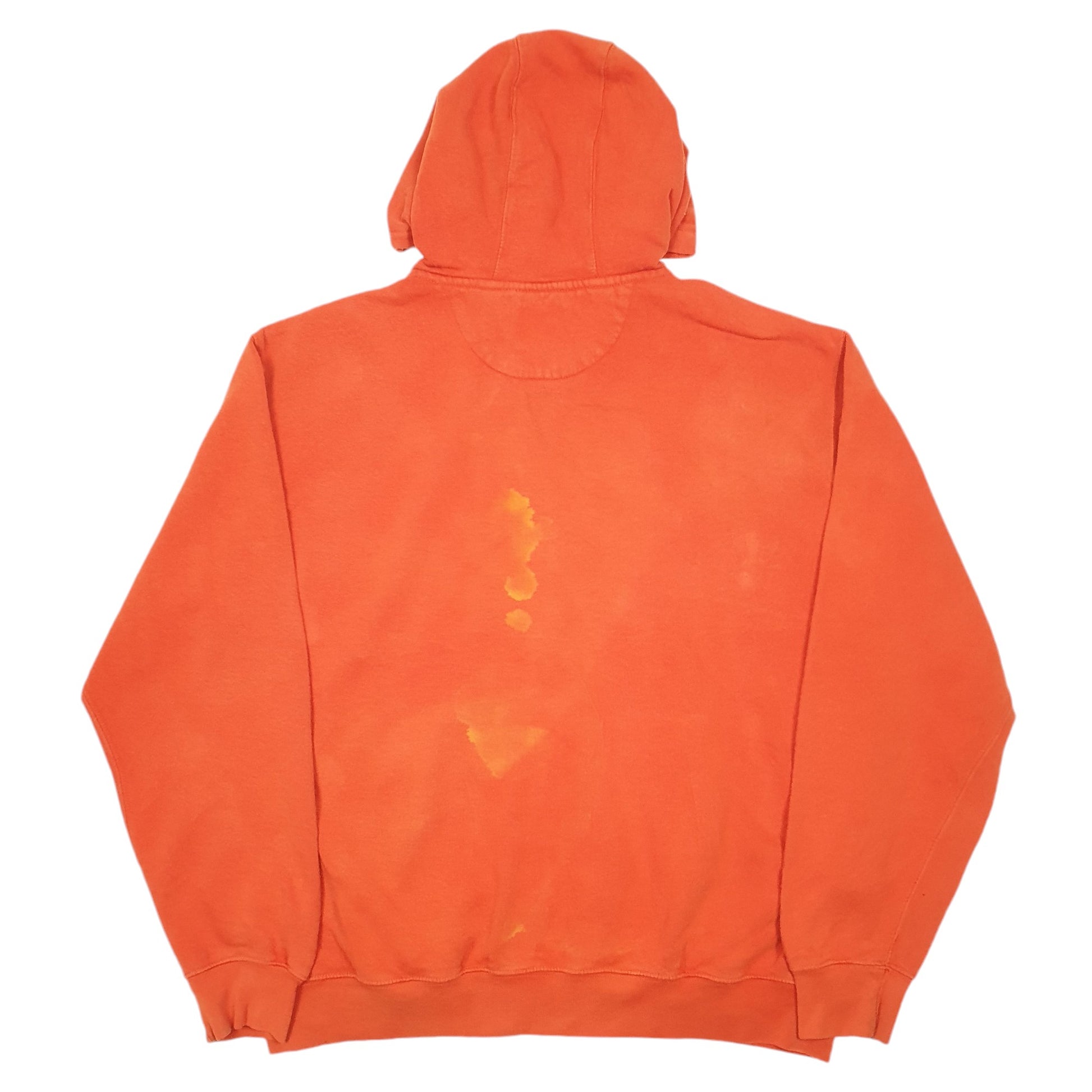 Mens Orange Chaps Hoodie Full Zip Jumper