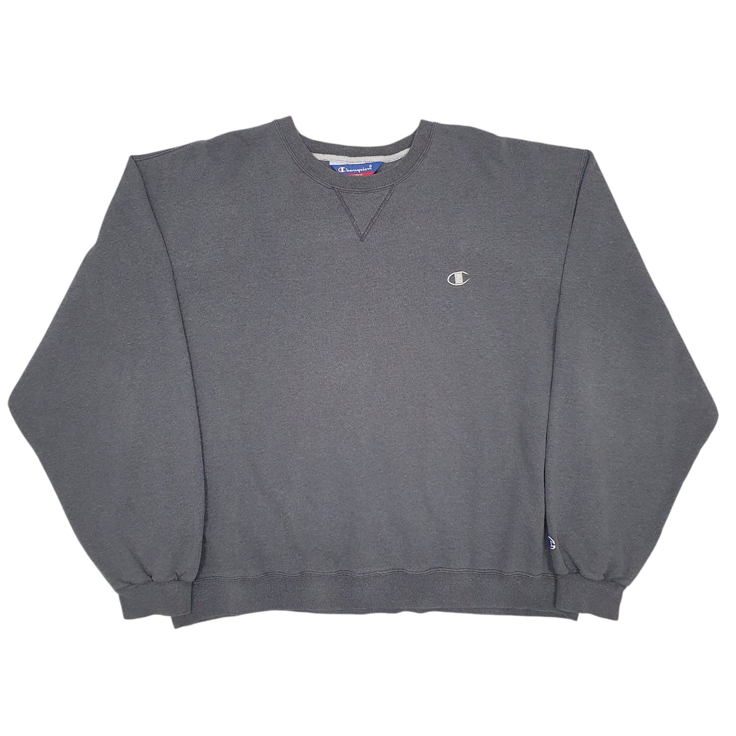Mens Grey Champion  Crewneck Jumper