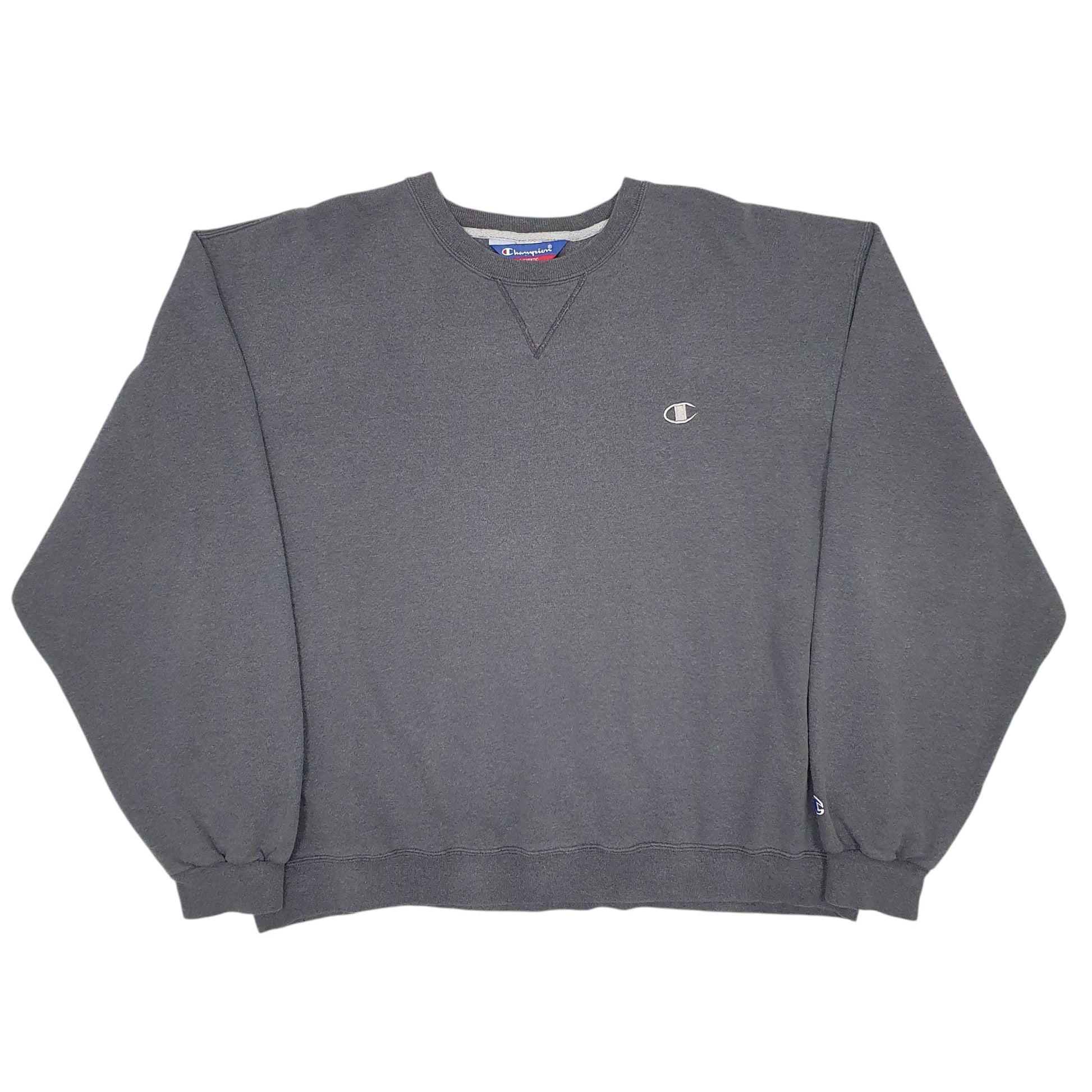Mens Grey Champion  Crewneck Jumper